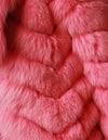 L.A. Signature Fox Fur Coat (Long) with Matching Hat